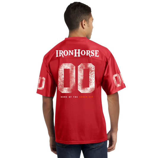 IronHorse Red Mesh Football Jersey