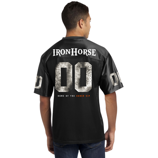 IronHorse Black Mesh Football Jersey